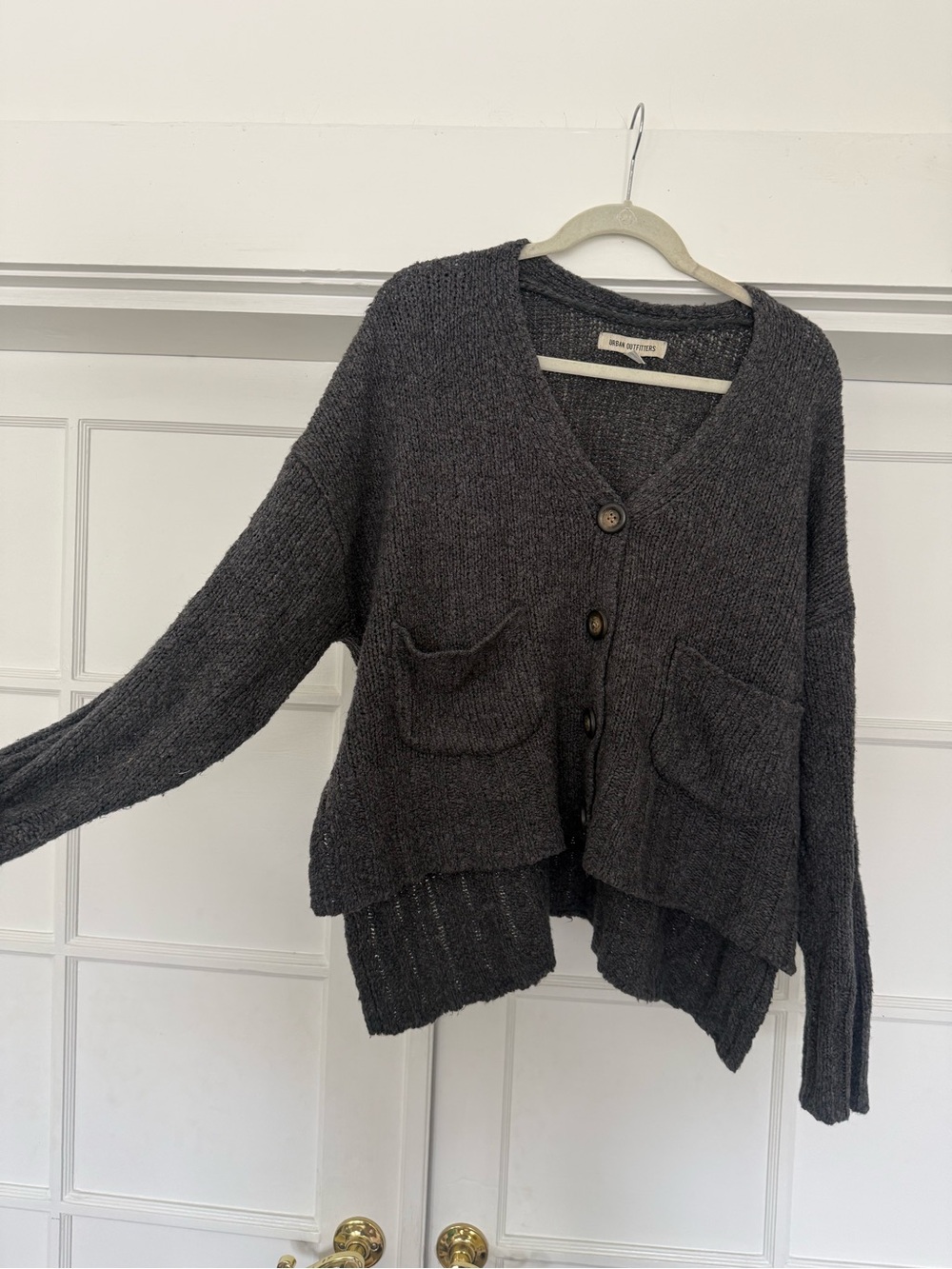 gray cardigan urban outfitters size M
